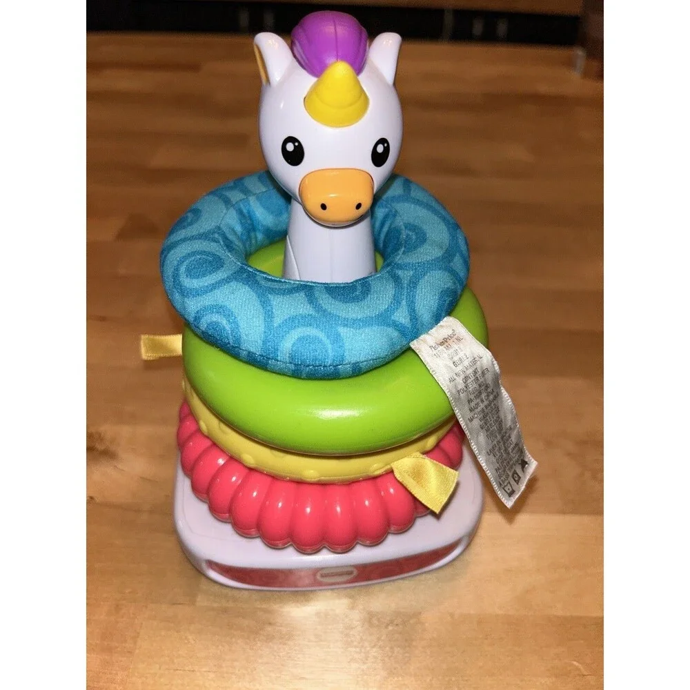 Fisher-Price Unicorn Rock-A-Stack Baby Toy